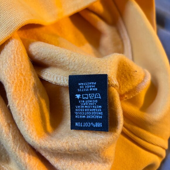 Sp5der Worldwide Men's Yellow and Black Hoodie - Picture 6 of 6